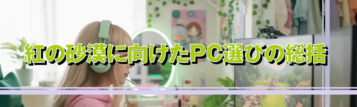 紅の砂漠に向けたPC選びの総括