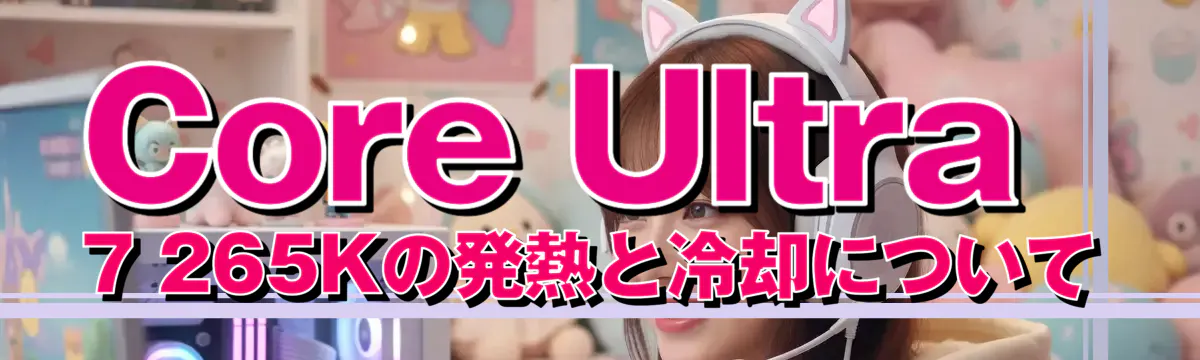 Core Ultra 7 265Kの発熱と冷却について