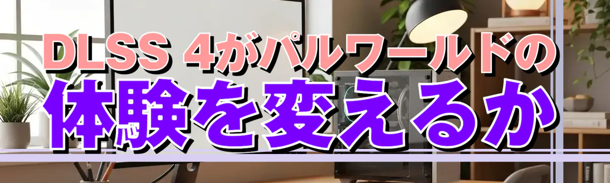 DLSS 4がパルワールドの体験を変えるか