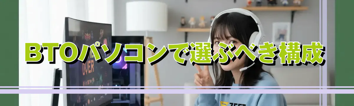 BTOパソコンで選ぶべき構成