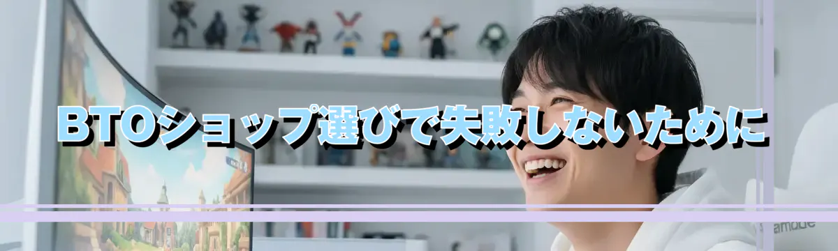 BTOショップ選びで失敗しないために