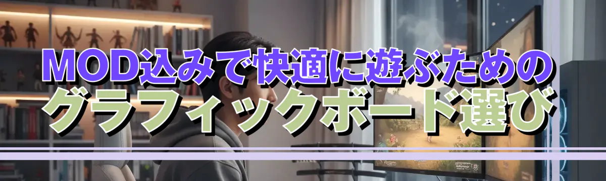 MOD込みで快適に遊ぶためのグラフィックボード選び