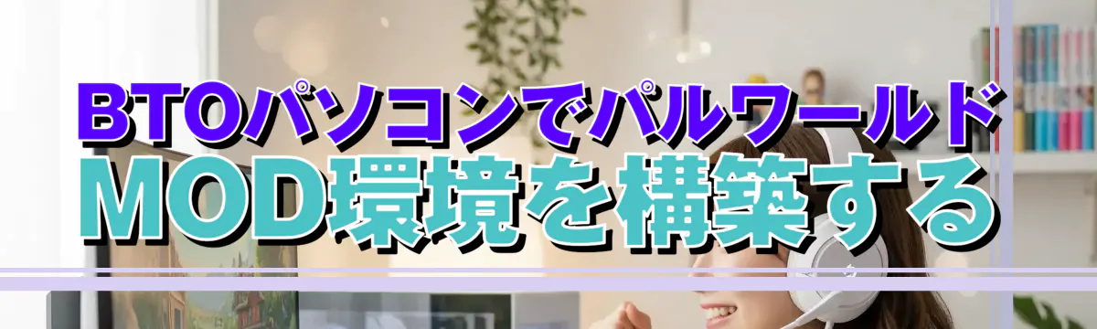 BTOパソコンでパルワールドMOD環境を構築する