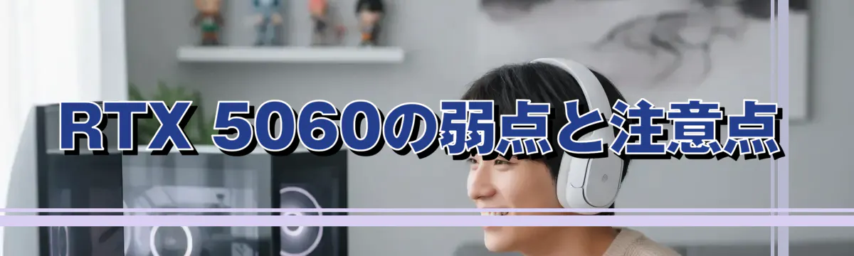 RTX 5060の弱点と注意点