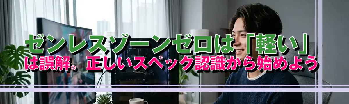 ゼンレスゾーンゼロは「軽い」は誤解。正しいスペック認識から始めよう