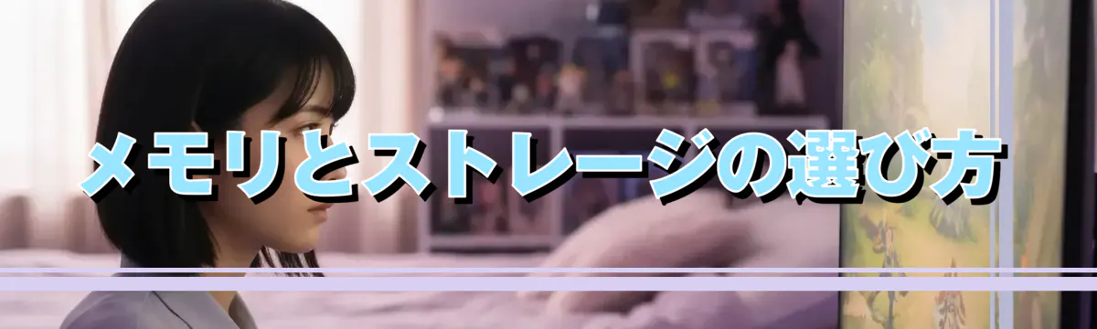 メモリとストレージの選び方