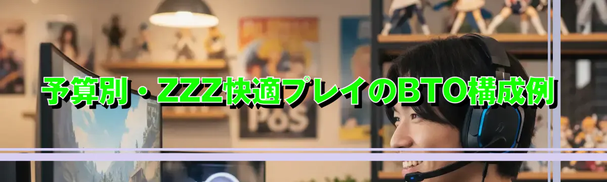 予算別・ZZZ快適プレイのBTO構成例
